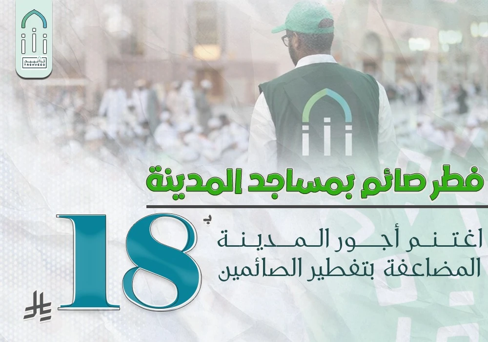 مشروع إفطار الصائمين في مساجد المدينة